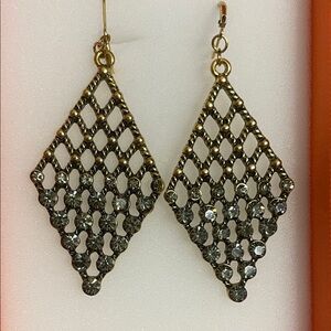 Vintage Avant-garde Haute Couture Dangle Runway Chunky women’s Earrings